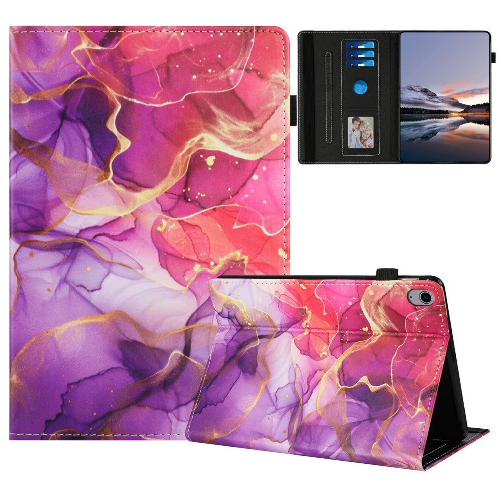 iPad (2022) Case Pattern Leather Tablet Cover with Auto Sleep W