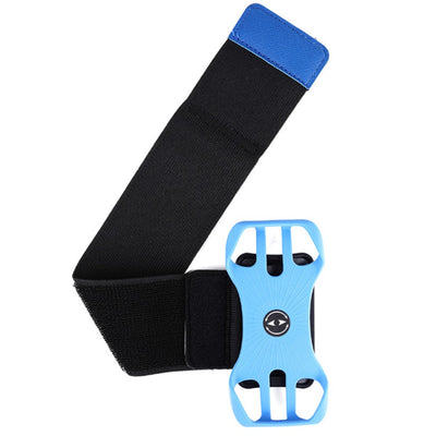 360° Rotatable Detachable Phone Holder Armband for 4.5-7.0 inch Mobile Phones - Blue