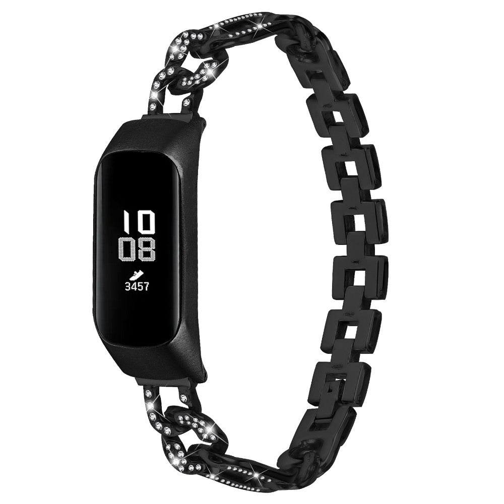 Samsung Galaxy Fit e rhinestone alloy strap Black