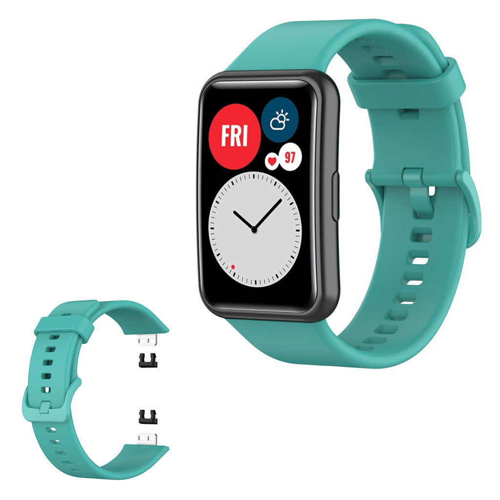 Huawei Watch Fit silicone watch band - Mint Green