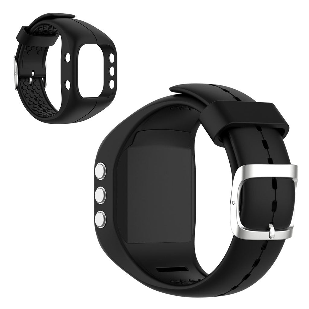 Polar A300 silicone watch band - Black