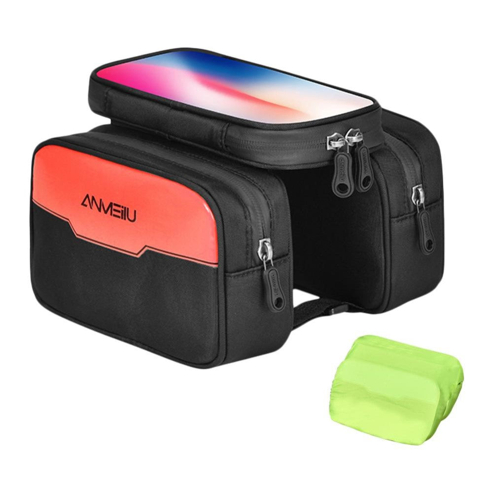 anmeilu fahrradtasche ANMEILU bike bag mount with rainproof cover