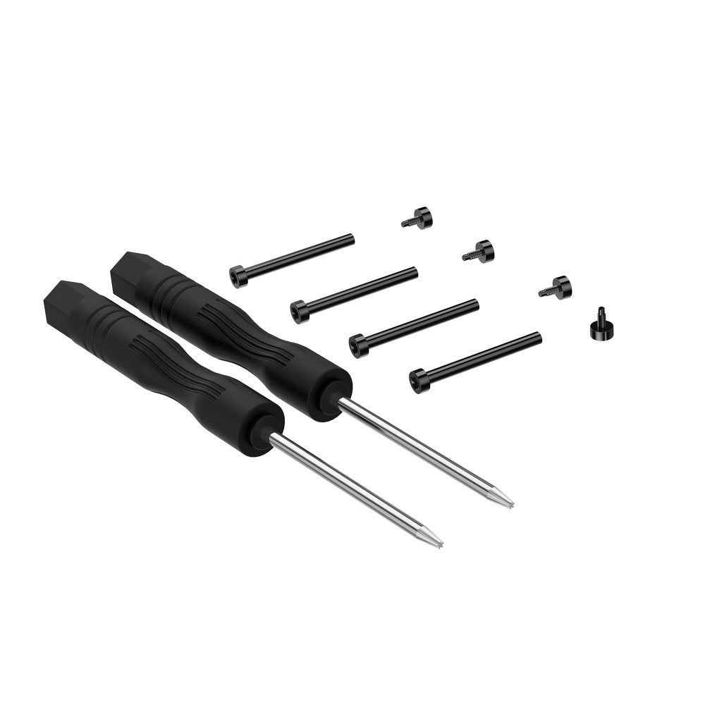 Garmin Fenix 5 stainless steel screws and screw driver Black