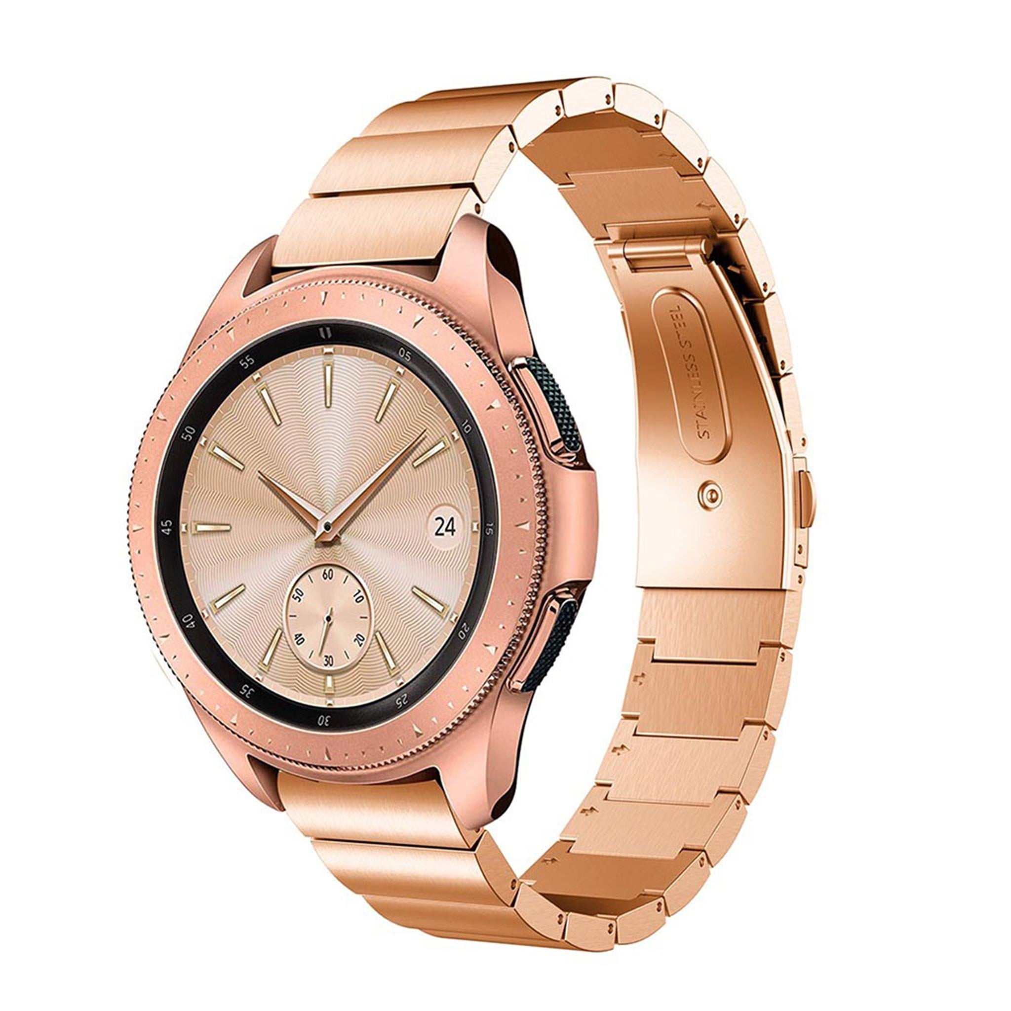 Samsung Galaxy Watch 42mm stainless steel watch strap Rose Gold