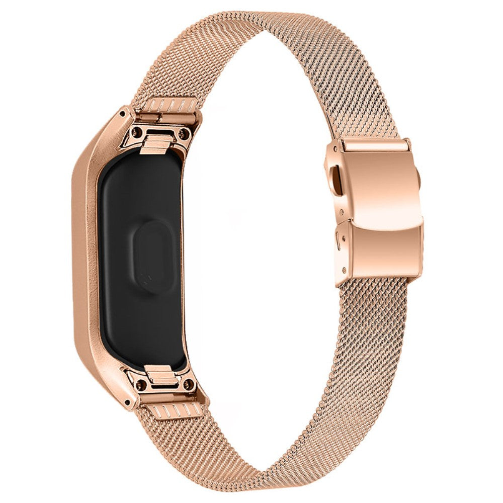 Xiaomi Mi Band 5 stainless steel milanese watch strap Rose Gold