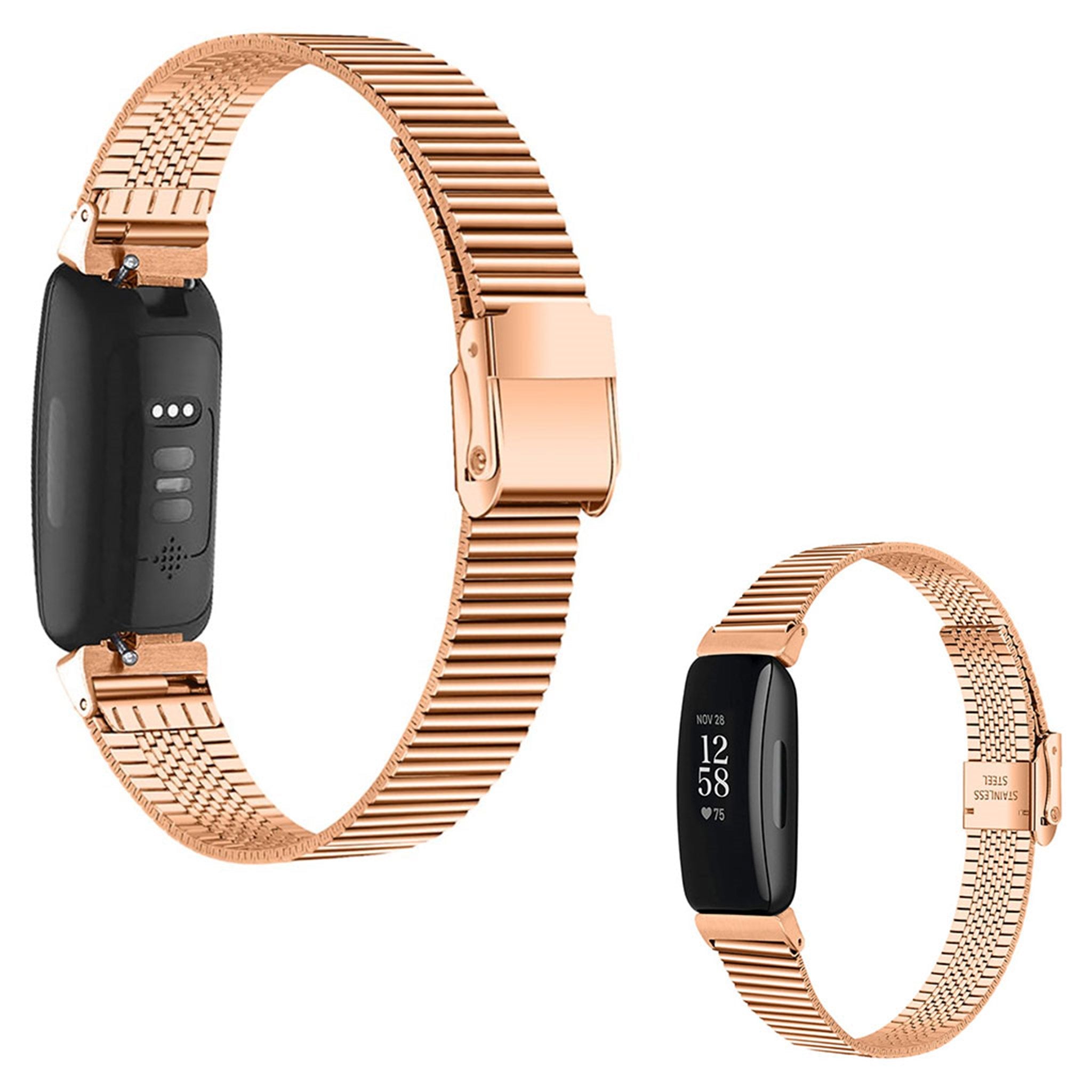 Fitbit inspire hr outlet rose gold band