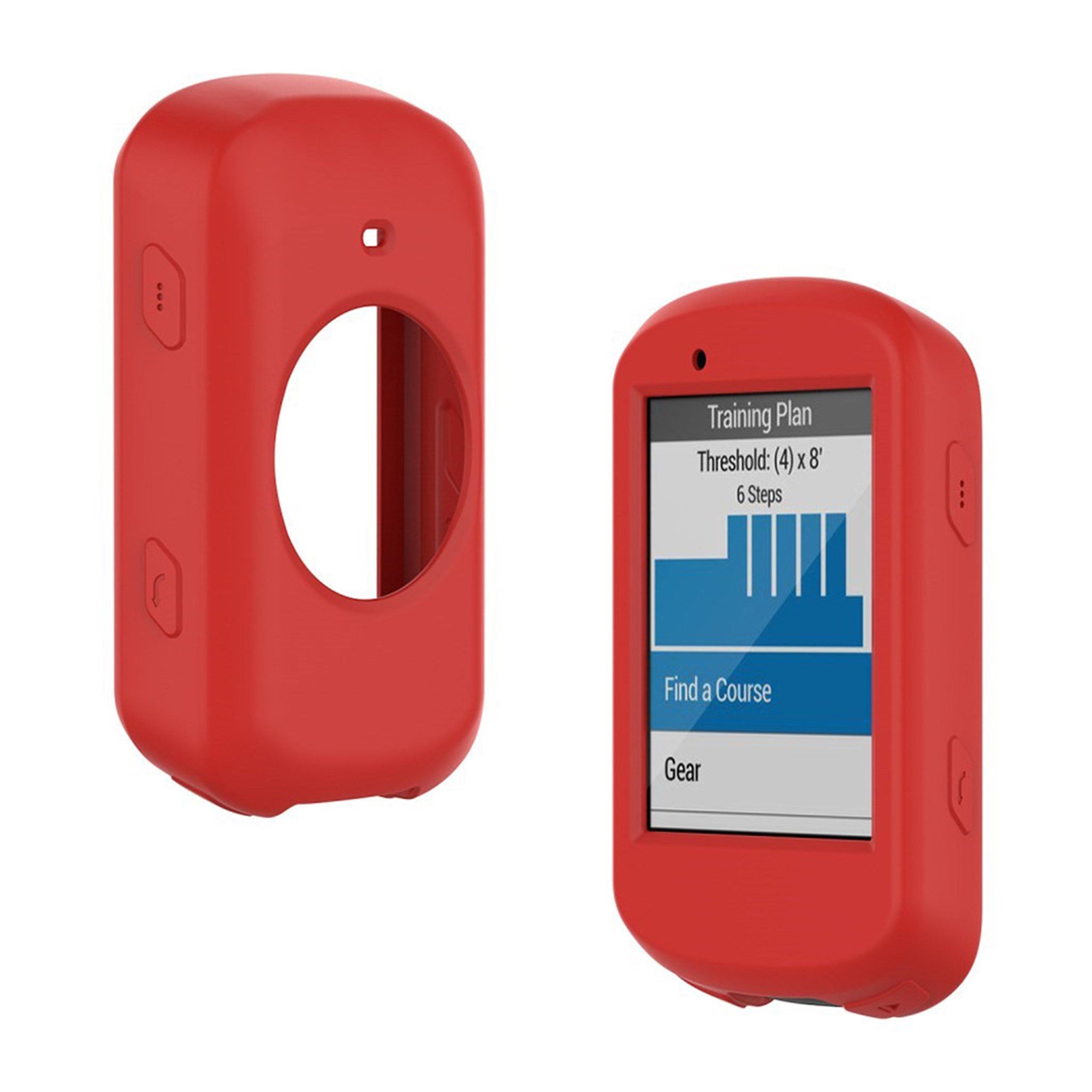 Garmin Edge 530 durable silicone case Red1