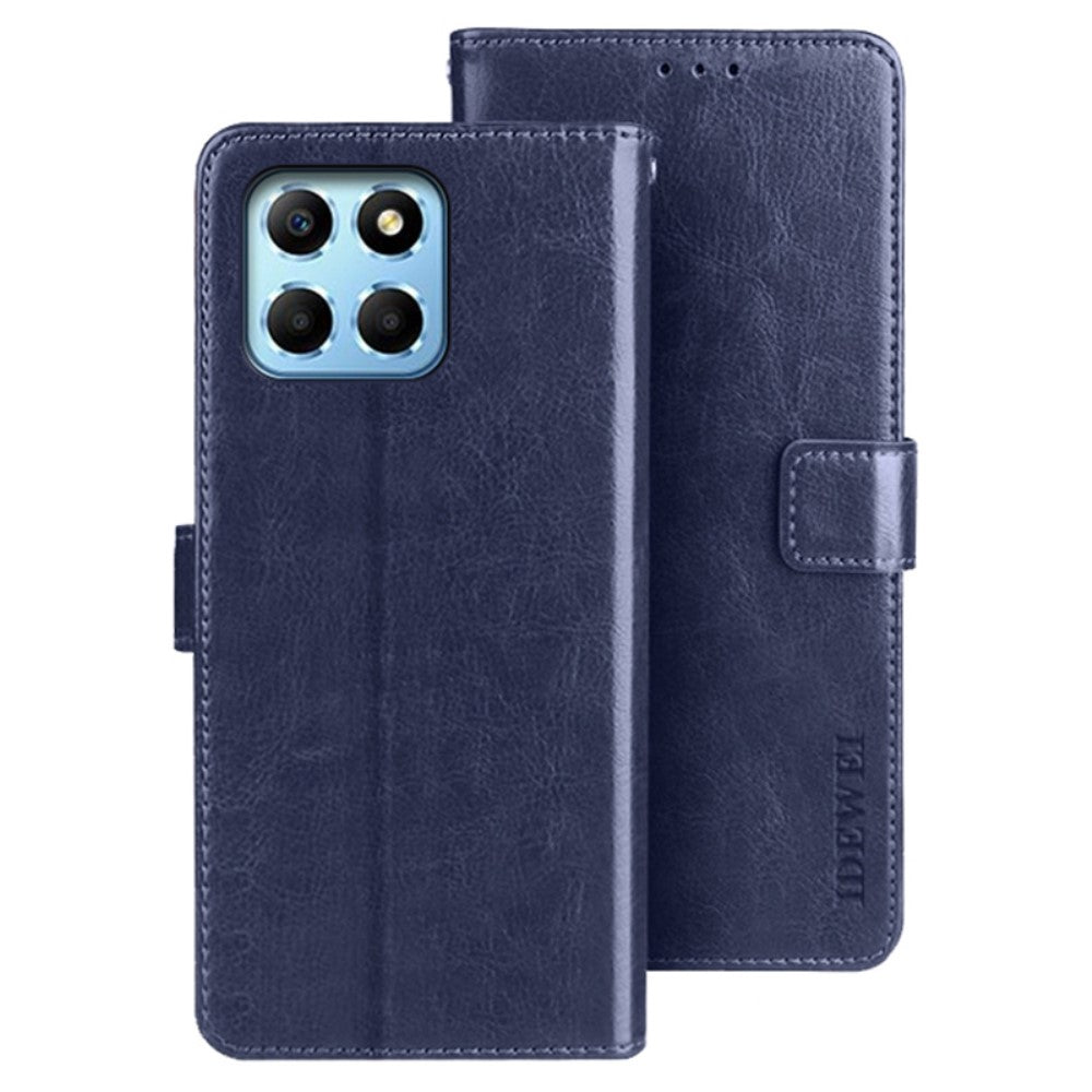 IDEWEI Crazy Horse Texture Wallet Stand Cover Honor X6 4G, Scratch Res