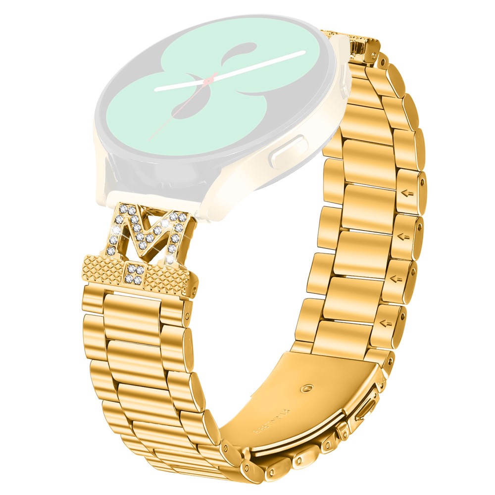 Mibro Lite Strap M-Type Rhinestones Decor Stainless Steel 3-Bead Watch