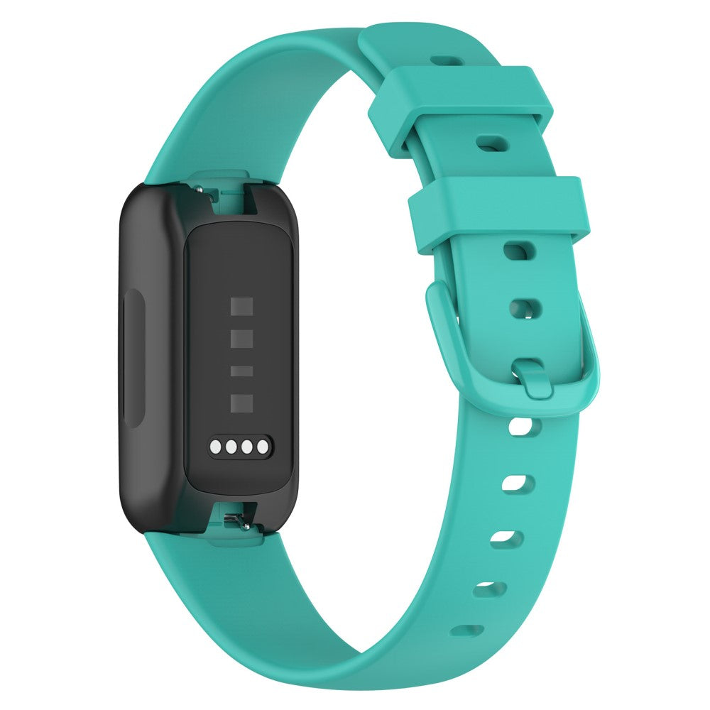Fitbit Inspire Silicone Wristband Sports Watch Strap, Size: L Teal