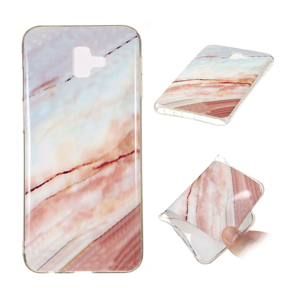 Samsung Galaxy J6 Plus (2018) marble pattern soft case - Style G