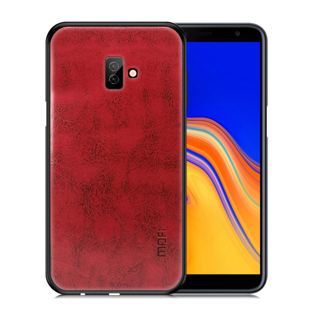 MOFI Samsung Galaxy J6 Plus (2018) leather combo case - Red