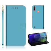 Mirror Motorola Moto E7 Power flip case - Blue