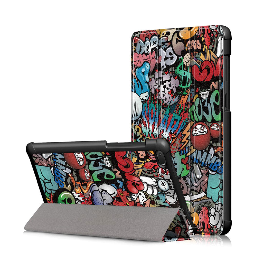 Lenovo Tab E7 patterned leather flip case - Cartoon