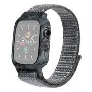 Apple Watch Series 6 / 5 44mm unique patterned nylon watch band - Grey