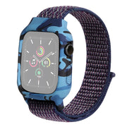 Apple Watch Series 6 / 5 44mm unique patterned nylon watch band - Indigo