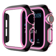 Apple Watch Series 6 / 5 44mm color adornment cover - Black / Pink