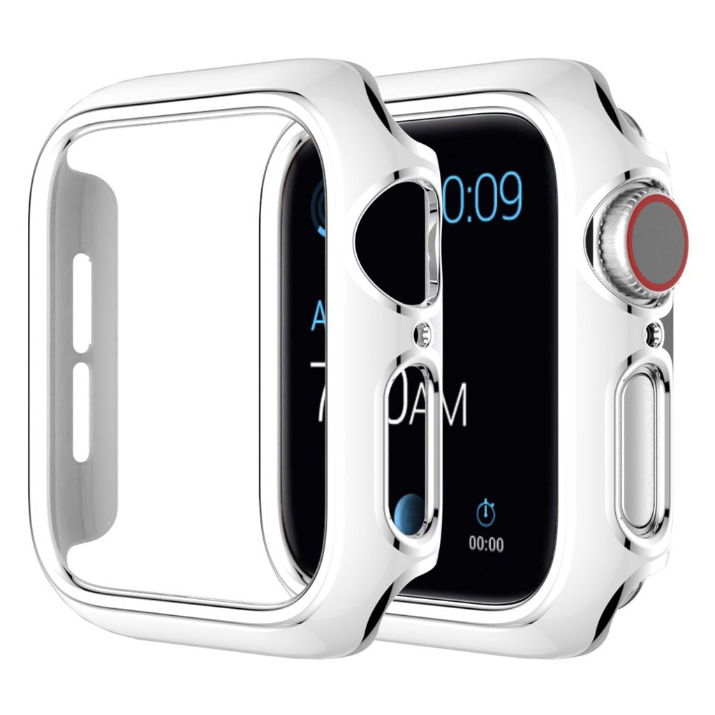 Apple Watch Series 6 / 5 44mm color adornment cover - White / Silver