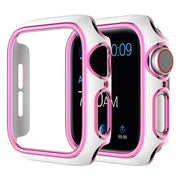 Apple Watch Series 6 / 5 44mm color adornment cover - White / Pink