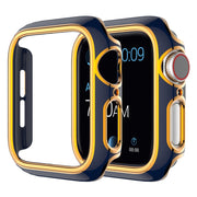 Apple Watch Series 6 / 5 44mm color adornment cover - Blue / Rose Gold