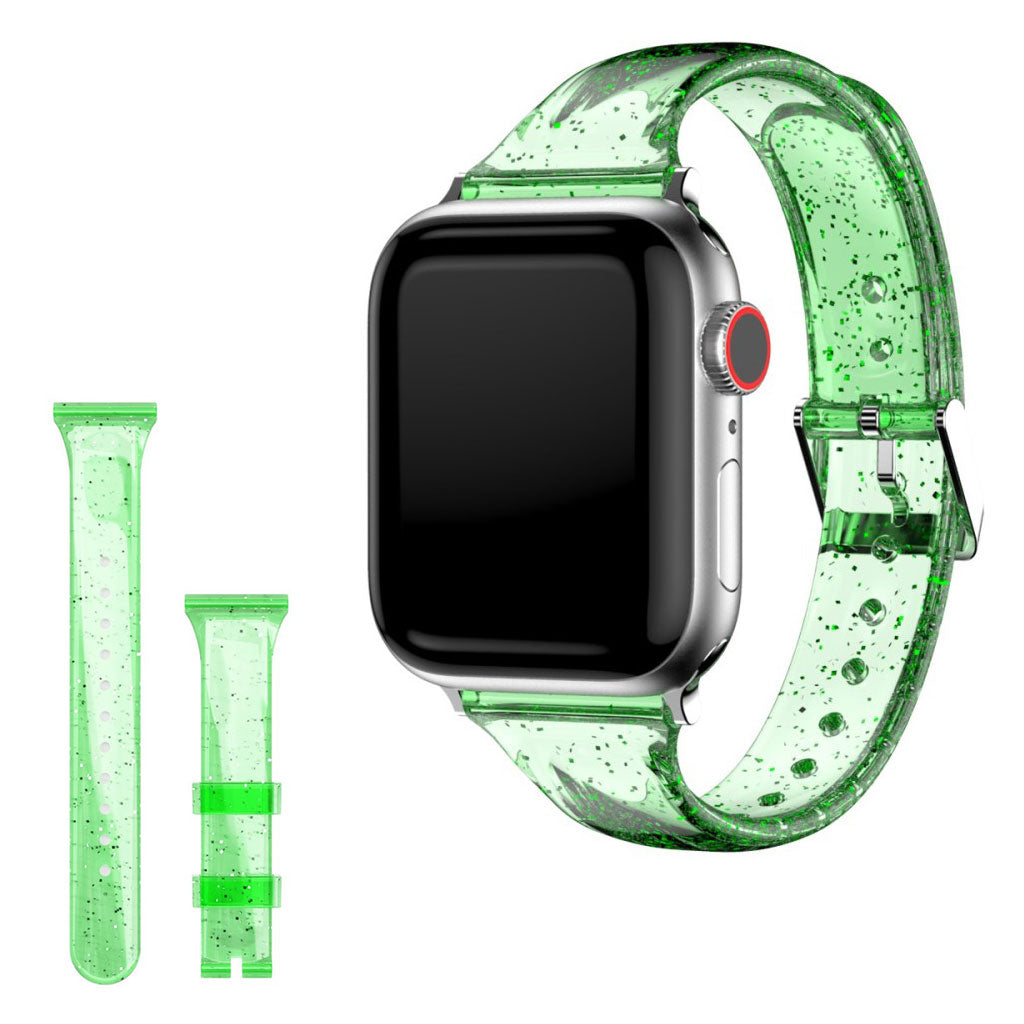 Apple Watch Series 6 / 5 40mm glitter style watch strap - Green