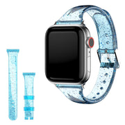 Apple Watch Series 6 / 5 40mm glitter style watch strap - Blue