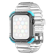 Apple Watch Series 6 / 5 40mm color edge clear style watch band - Blue