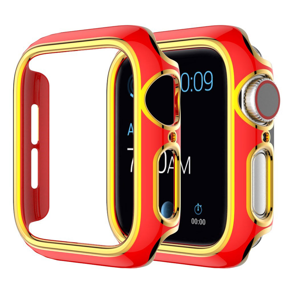 Apple Watch Series 6 / 5 40mm color adornment cover - Red / Gold