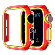 Apple Watch Series 6 / 5 40mm color adornment cover - Red / Gold