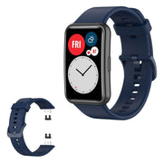 Huawei Watch Fit silicone watch band - Navy Blue