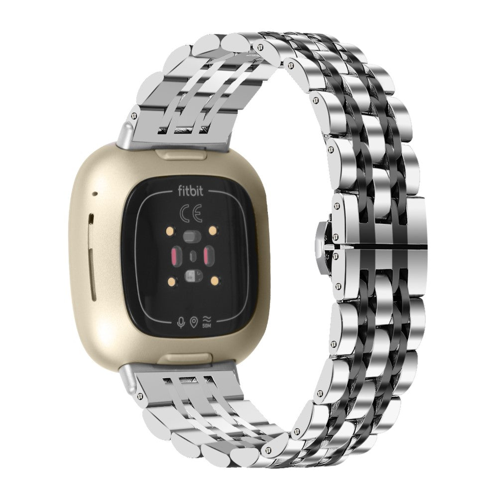 Stainless steel band sale for fitbit versa