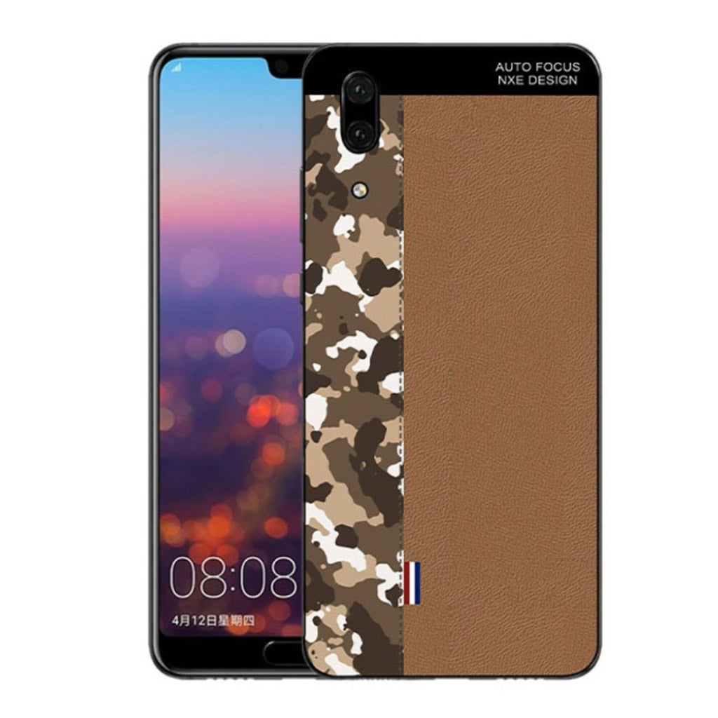Huawei P20 camouflage pattern splicing case Camouflage