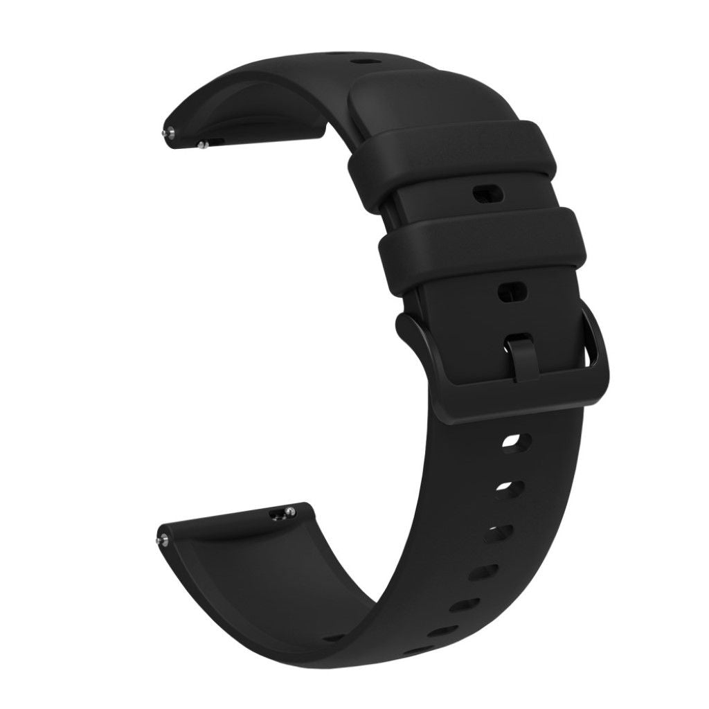 22mm Universal sporty silicone watch strap