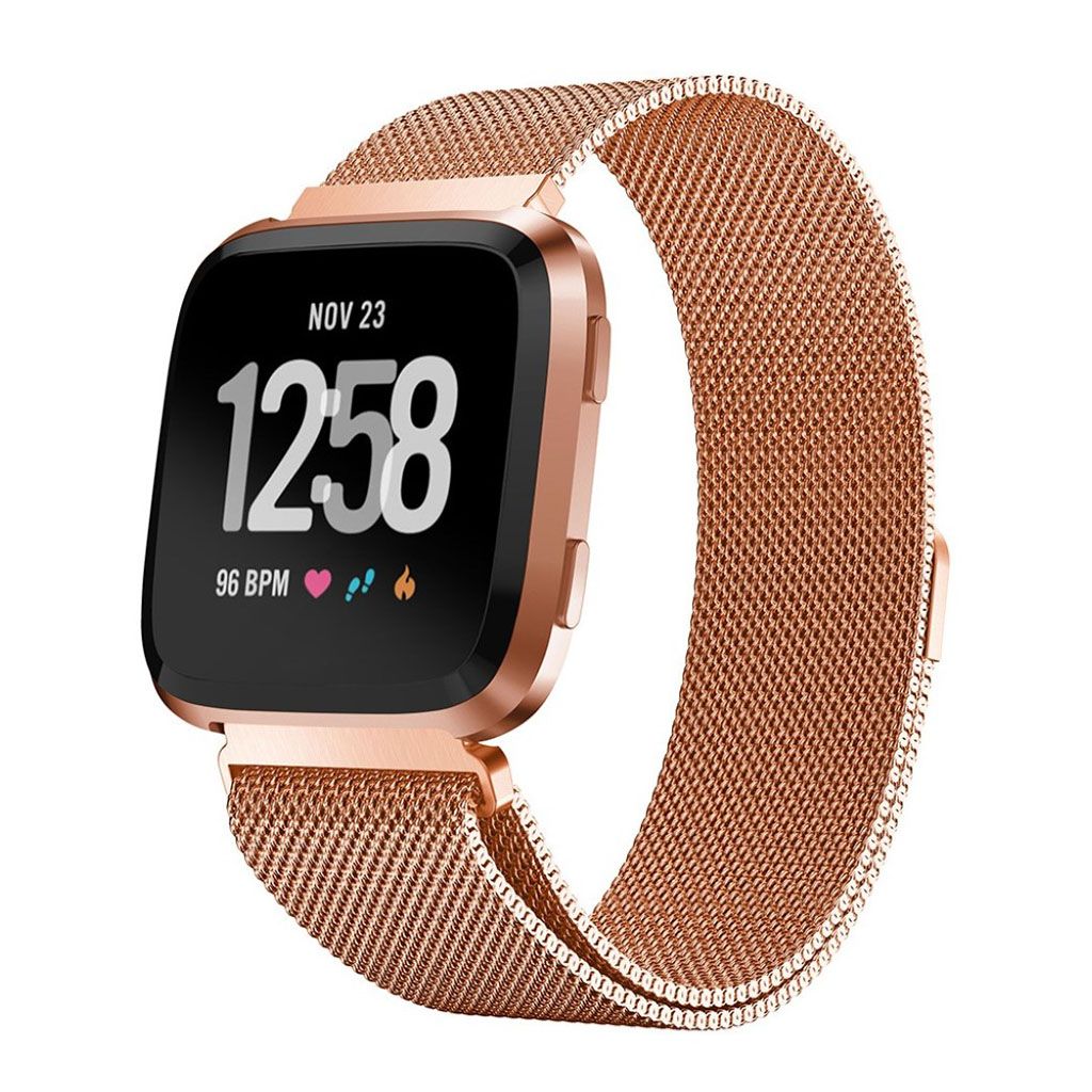 Milanese Fitbit Versa stainless steel watchband