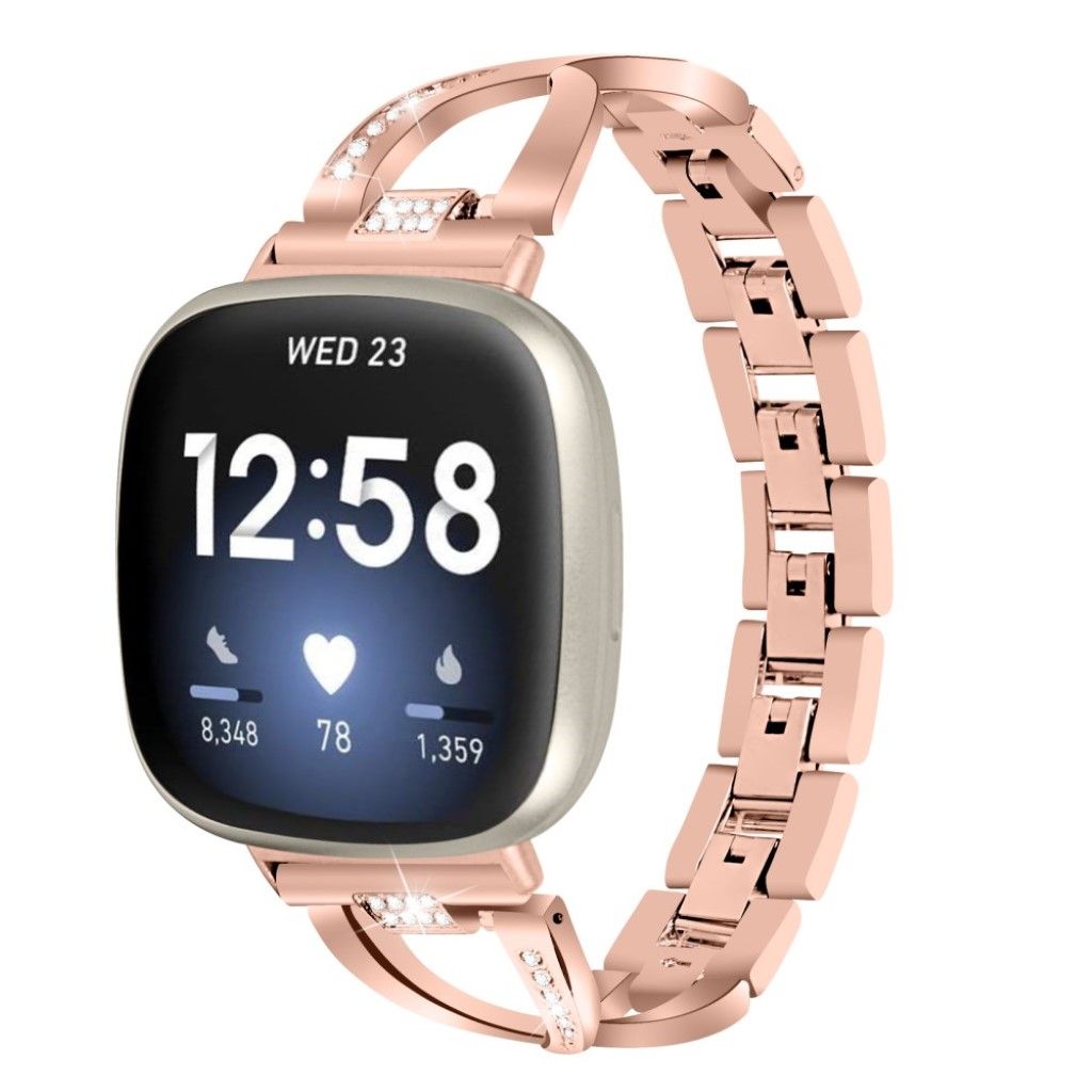 Rose gold band for best sale fitbit versa