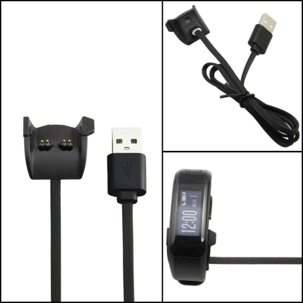 Garmin Vivosmart HR data sync charging cardle dock