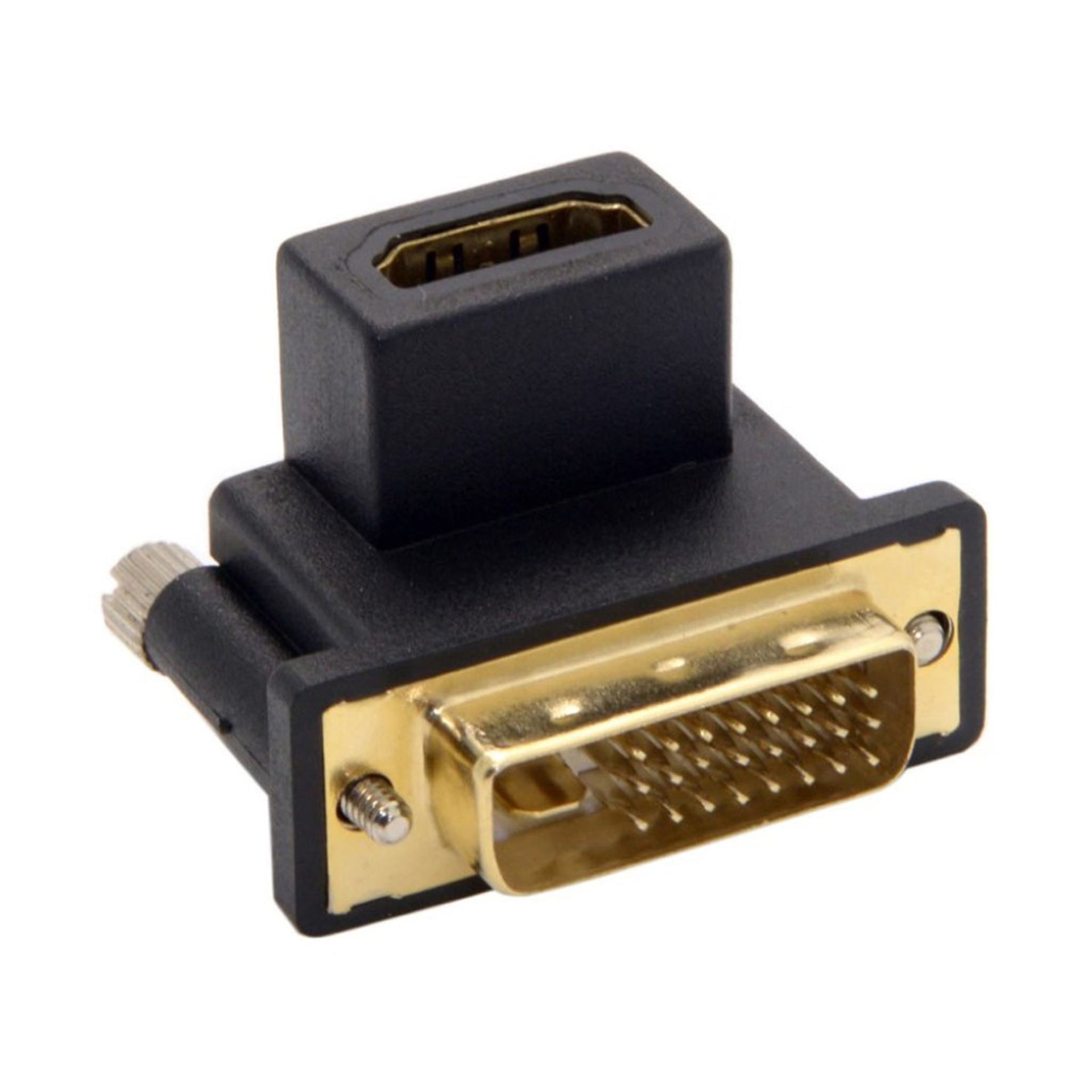 Universal CY DV 041 UP 90 Degree Up Angled DVI Male to HDMI Female Adapter