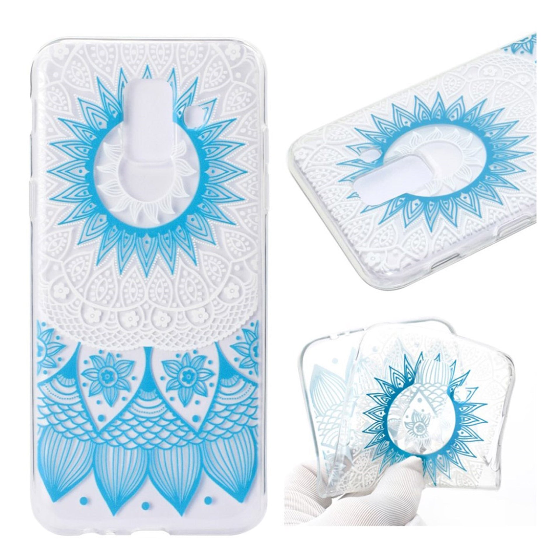 Samsung Galaxy A6 pattern printing protective Flower