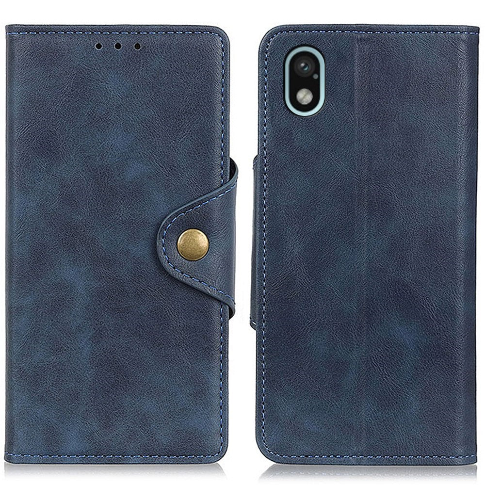 Alpha Sony Xperia Ace III flip case Blue - Main Image