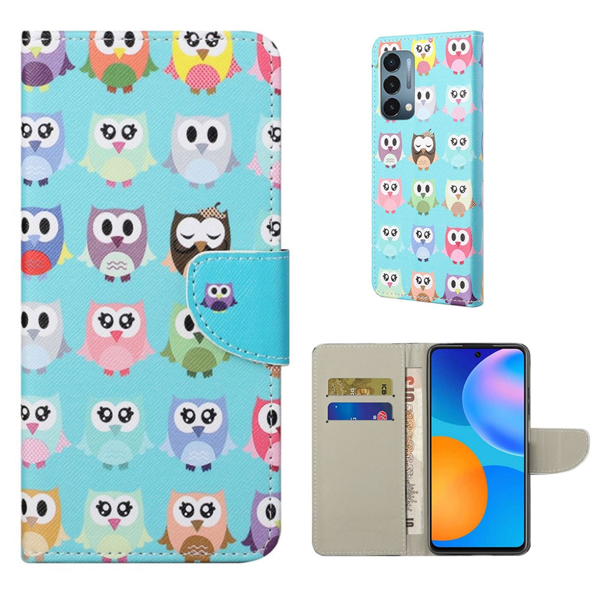 Wonderland OnePlus Nord N200 flip Cute Owls