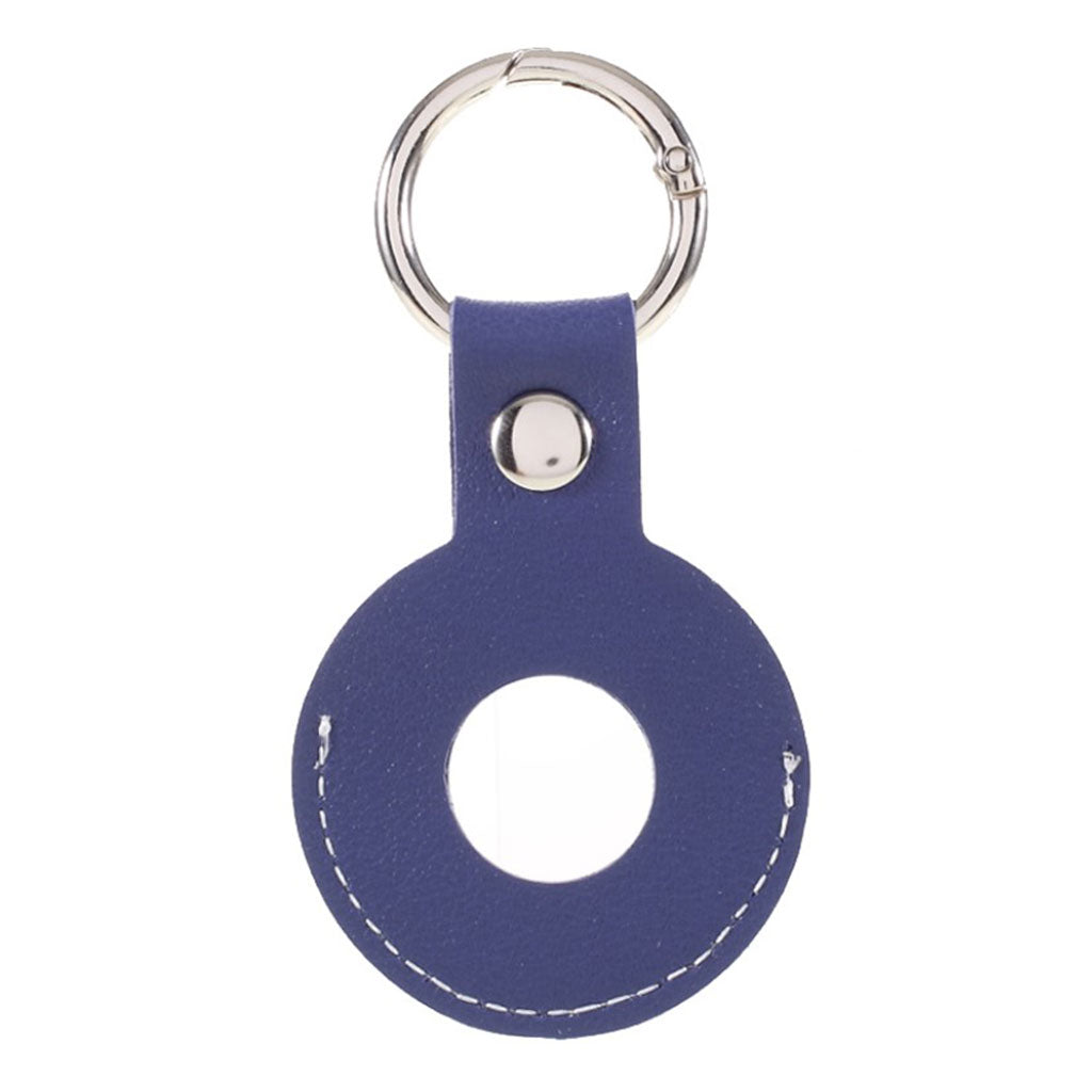 AirTags stitching design leather Dark Blue
