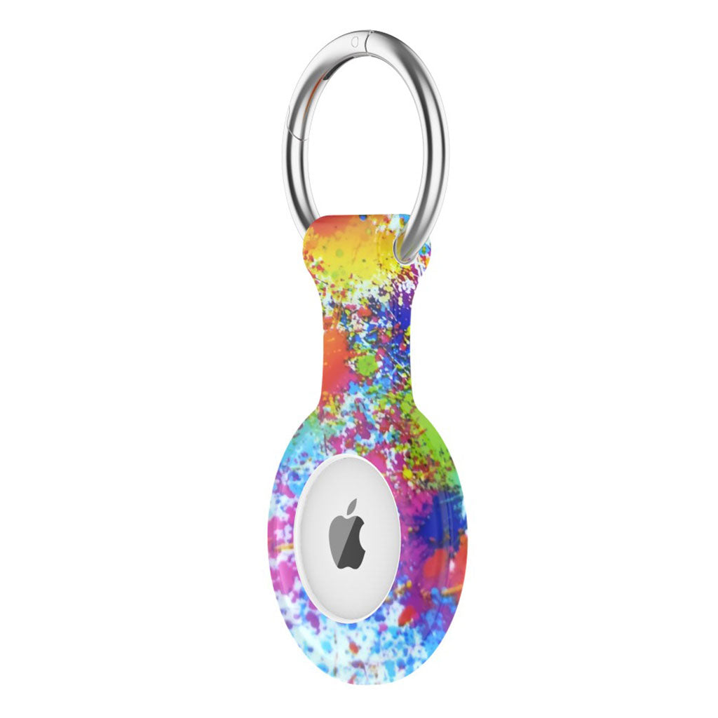 AirTags silicone pattern printing cover key ring Painted