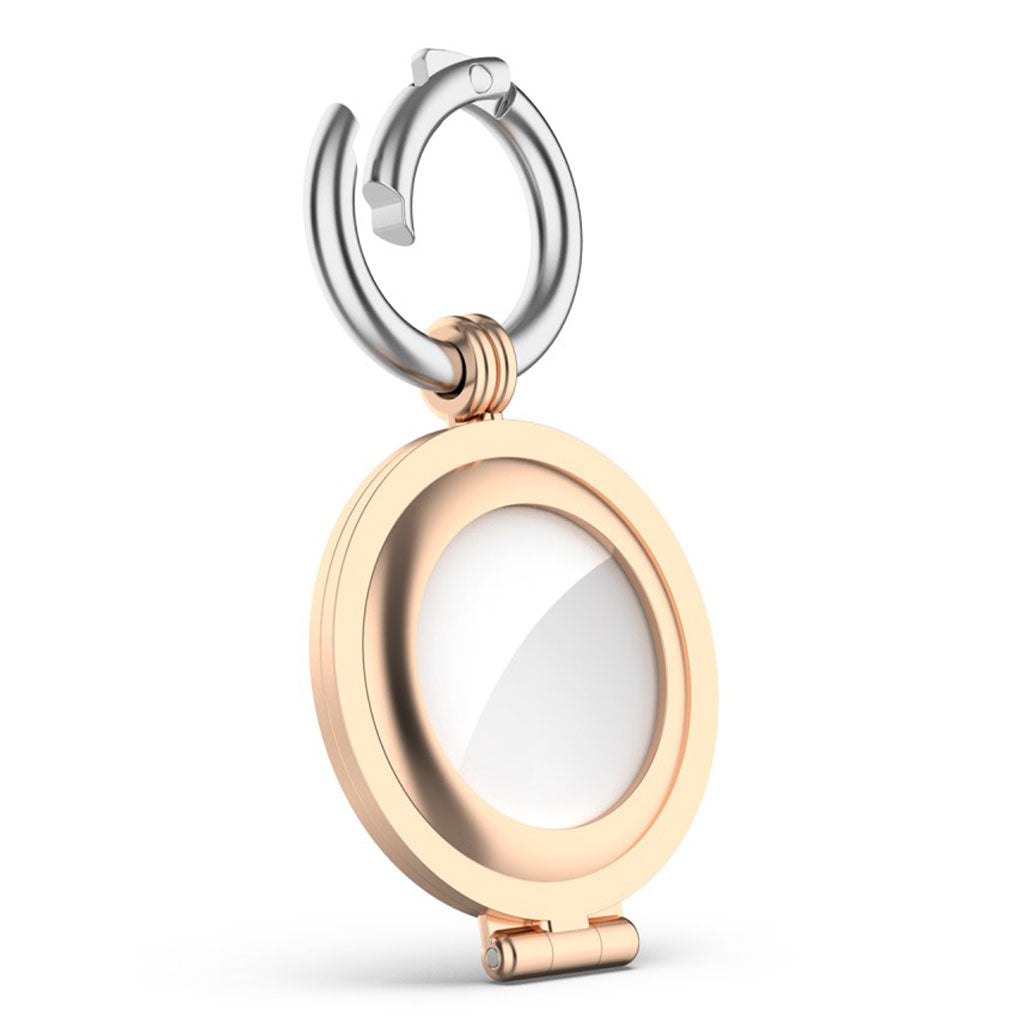 AirTags gloss cover keyring Rose Gold