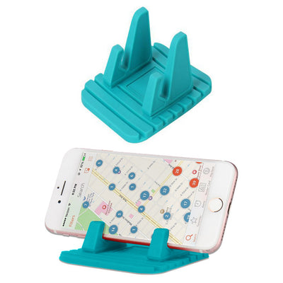 Universal silicone car phone holder - Blue