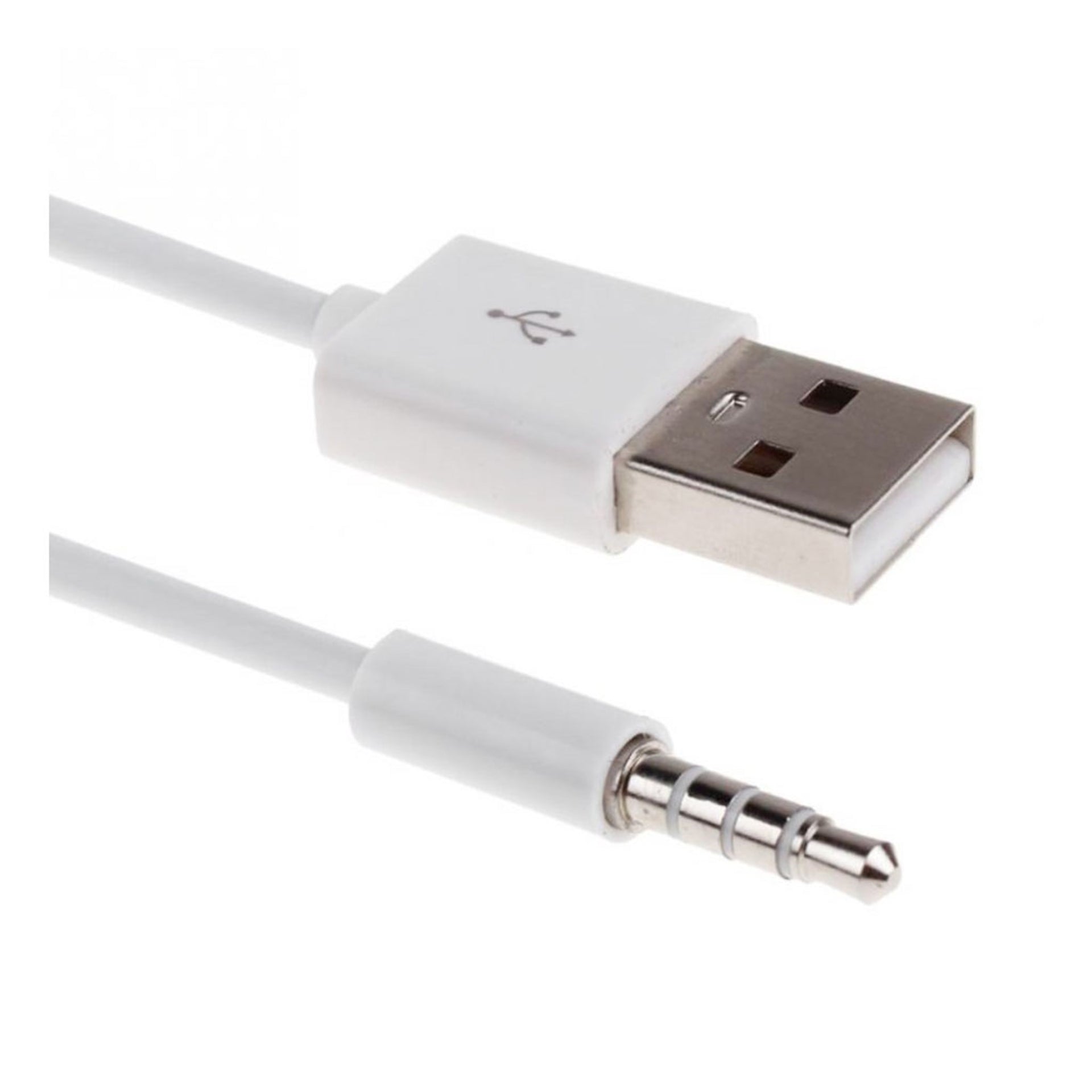 Universal 1m anti interference 3.5mm Male AUX audio jack to USB 2.0 Male converter cable