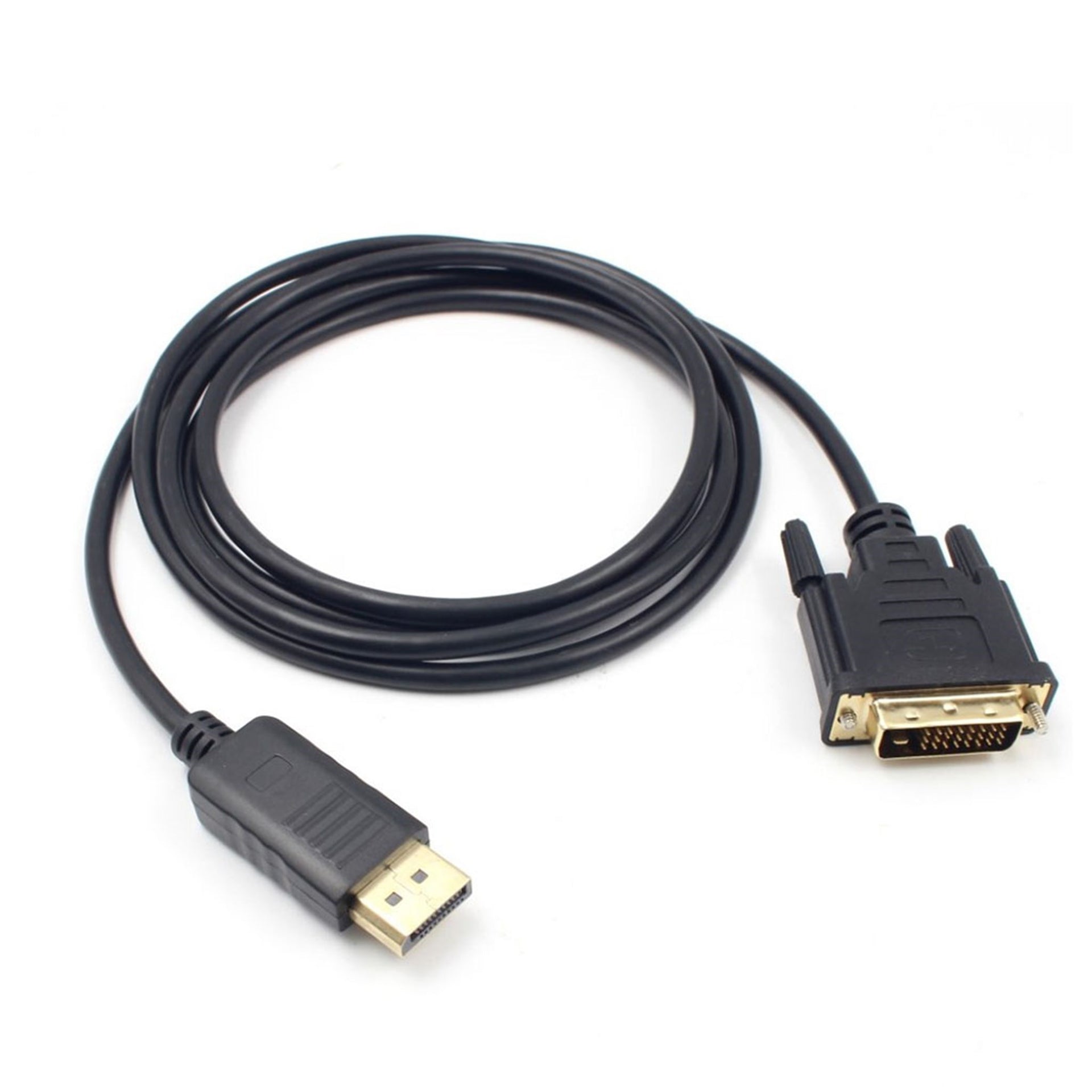 Universal 1.8 display port Male to DVI D cord cable adapter