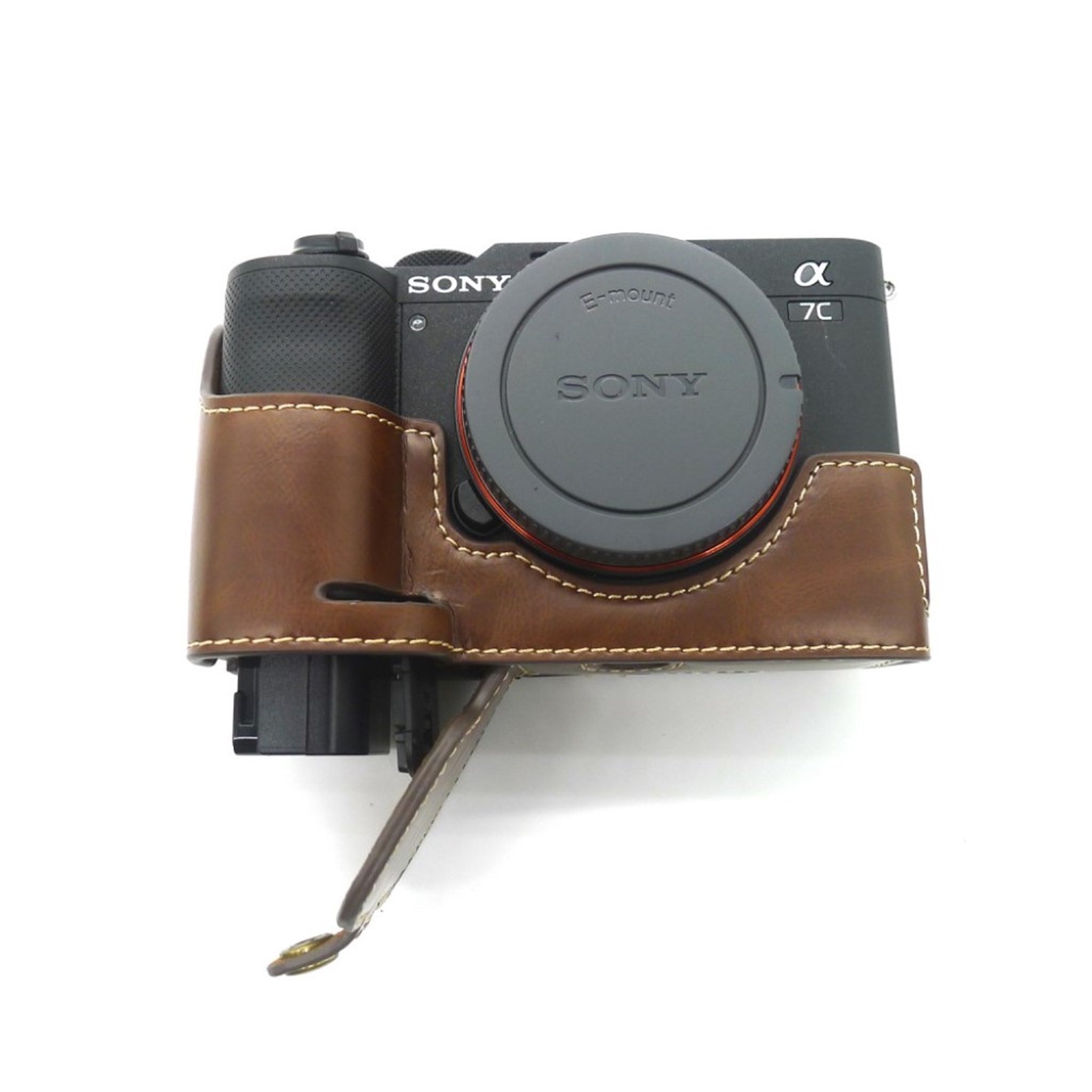 Sony a7C leather case Coffee - Main Image
