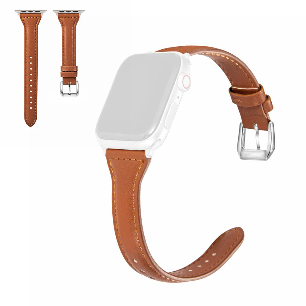 Apple Watch Series 6 5 40mm simple leather watch band