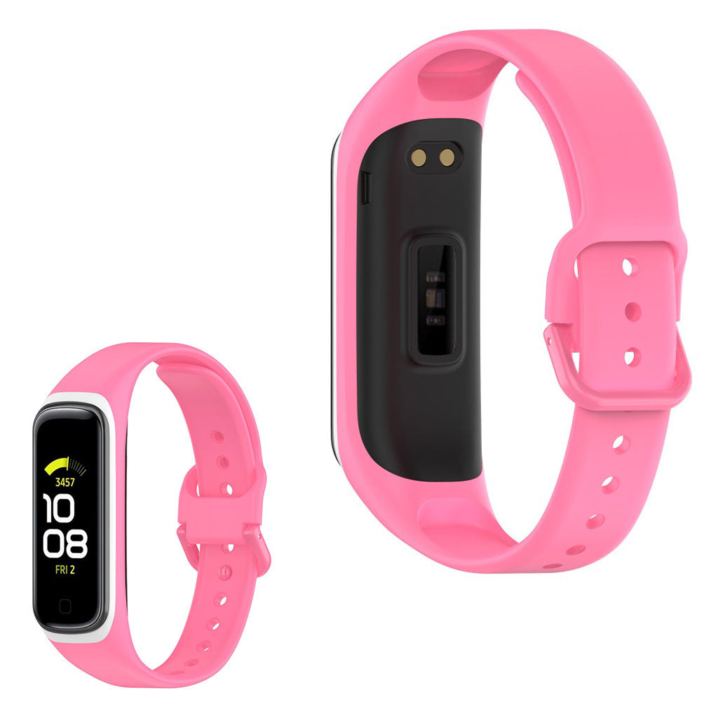Samsung Galaxy Fit 2 bi silicone watch band Pink