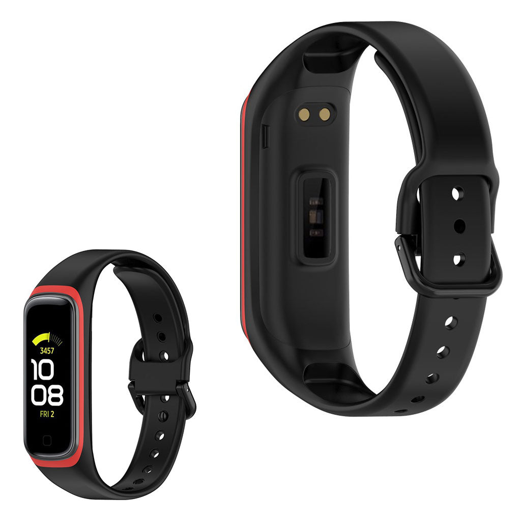 Samsung Galaxy Fit 2 bi silicone watch band Red